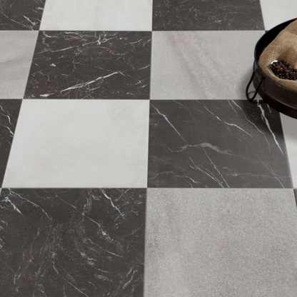 Omeya Grey Porcelain Tile 33 x 33cm-PERONDA-Delforno