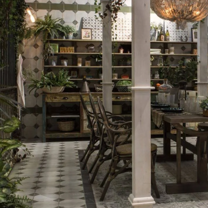 FS Yard Sage Ceramic Tile 45 x 45cm-Delforno