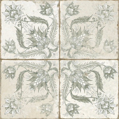 Fs Ivy Sage Ceramic Tile 45 x 45cm