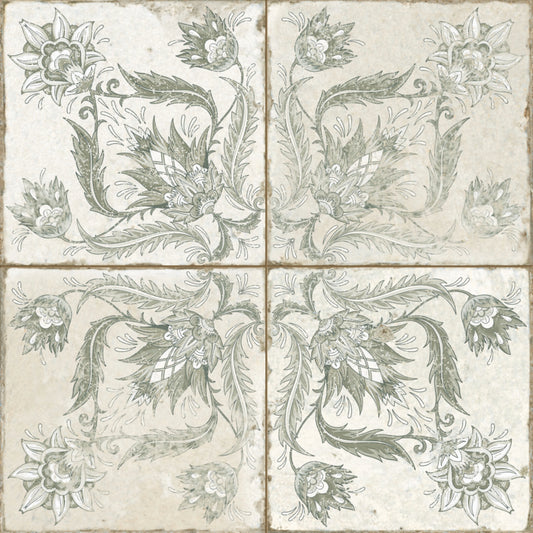 Fs Ivy Sage Ceramic Tile 45 x 45cm