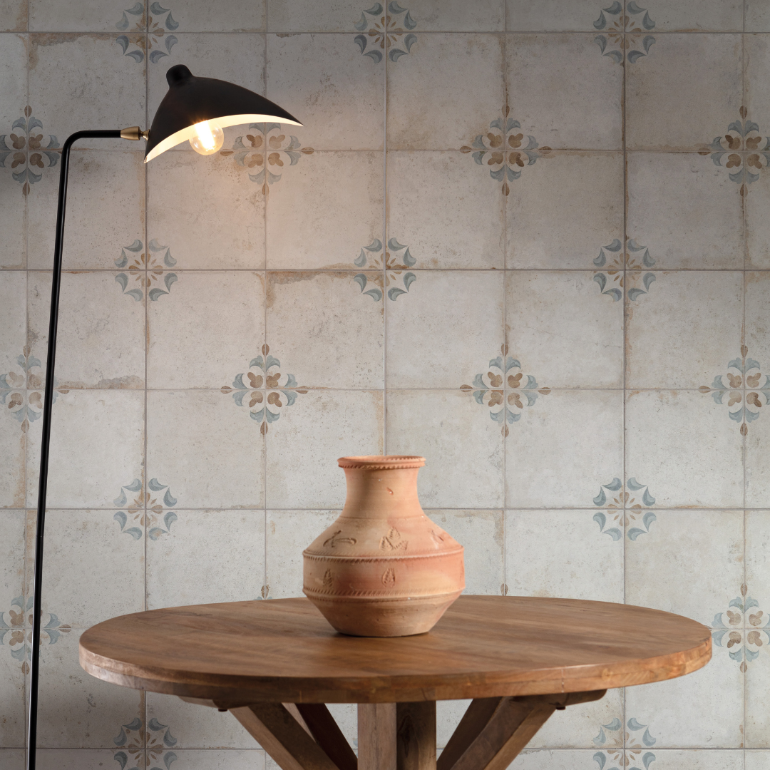 FS Workshop Aqua Ceramic Tile 45 x 45cm-Delforno