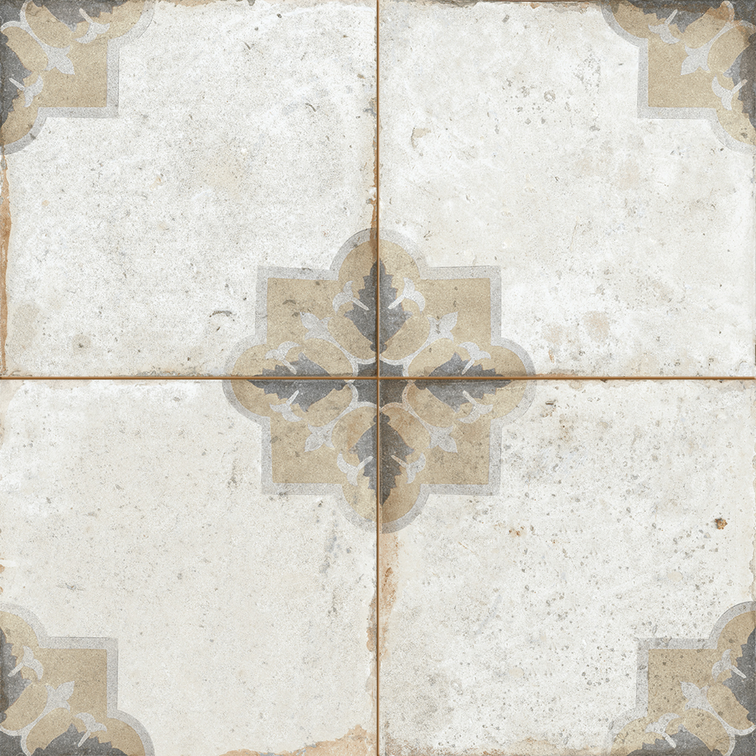 FS Workshop Marigold Ceramic Tile 45 x 45cm-Delforno