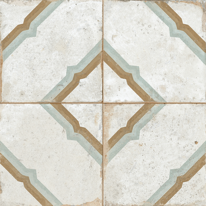 FS Workshop Caribbean Ceramic Tile 45 x 45cm-Delforno