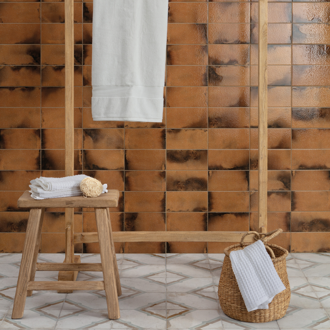 FS Workshop Caribbean Ceramic Tile 45 x 45cm-Delforno