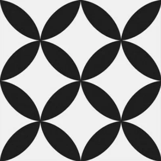 Circle Black 45 x 45cm-Prissmacer-Delforno