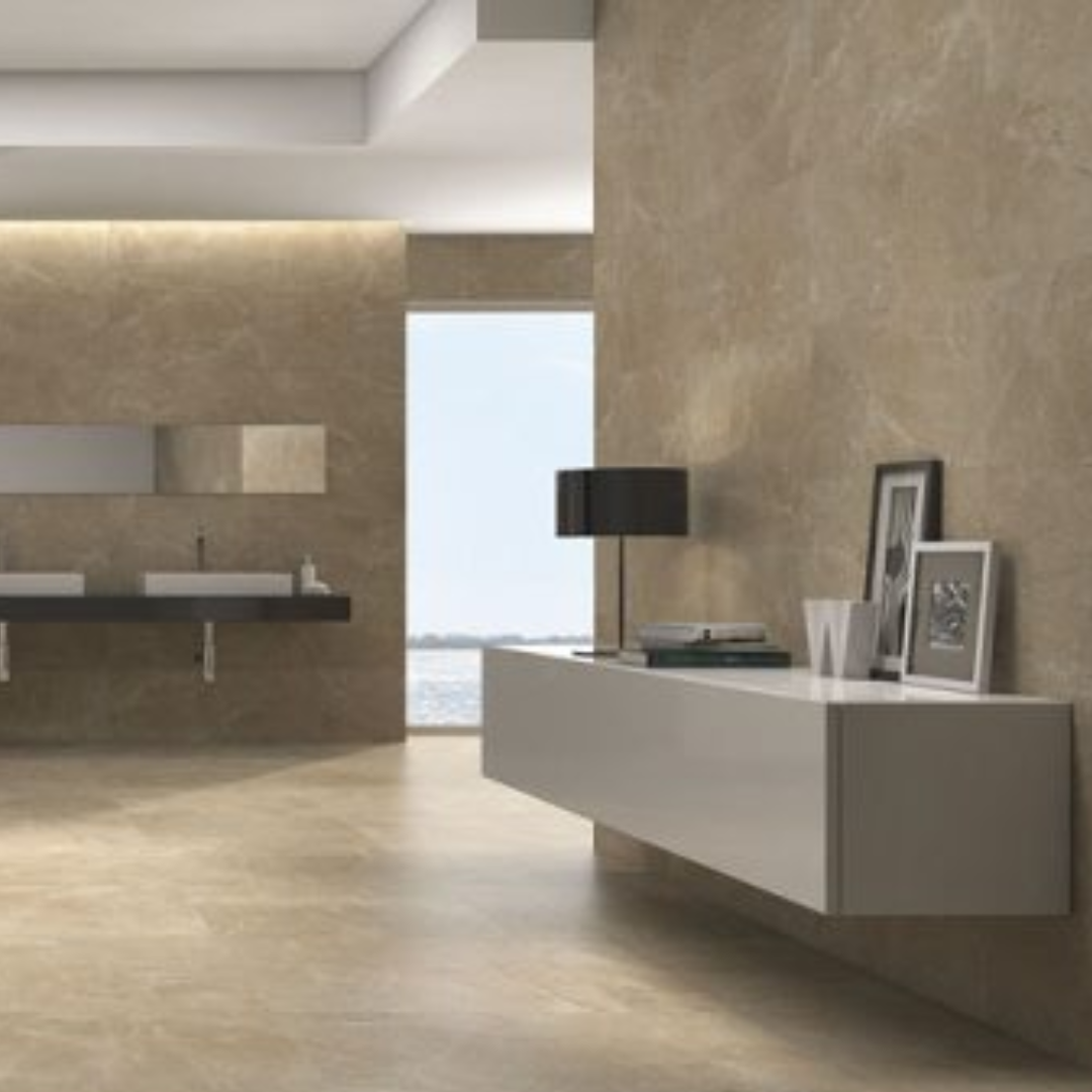 Imperium Marfil Gloss Porcelain Tile 37 x 75cm-Delforno