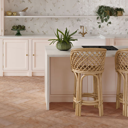 Zilij Deco White Ceramic Tile 15 x 45cm