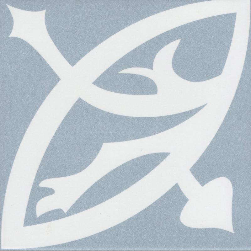 Zelie Blue Porcelain Tile 20 x 20cm