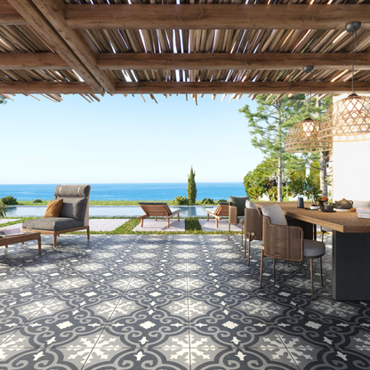 Theo Rectified Porcelain Tile 60x60x2cm