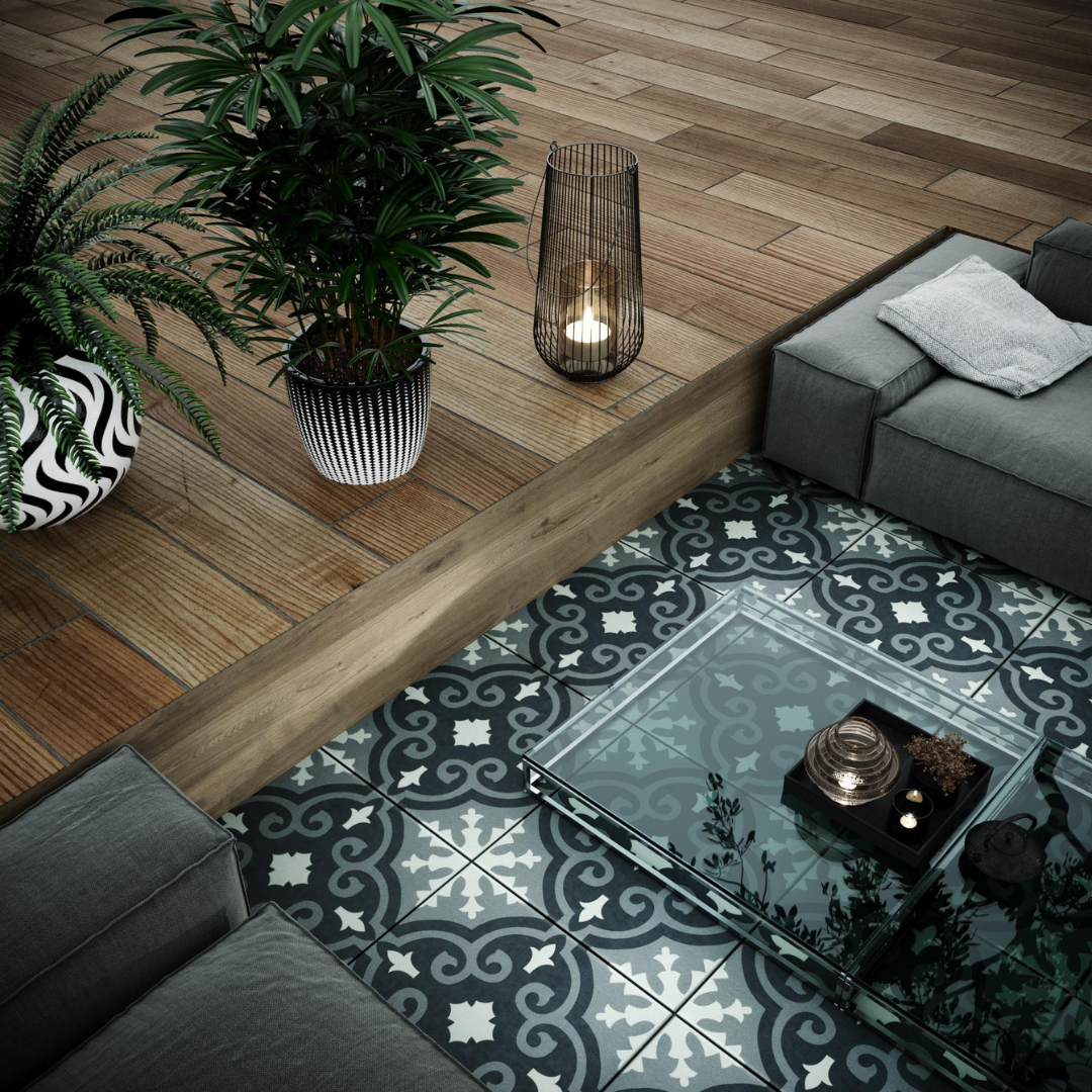 Theo Rectified Porcelain Tile 60x60x2cm