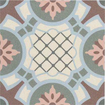 Authentic Pattern Hubert Porcelain Tile 15 x 15cm