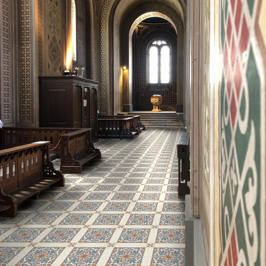 BH Fiona Coin Porcelain Tile 7.5 x 7.5cm