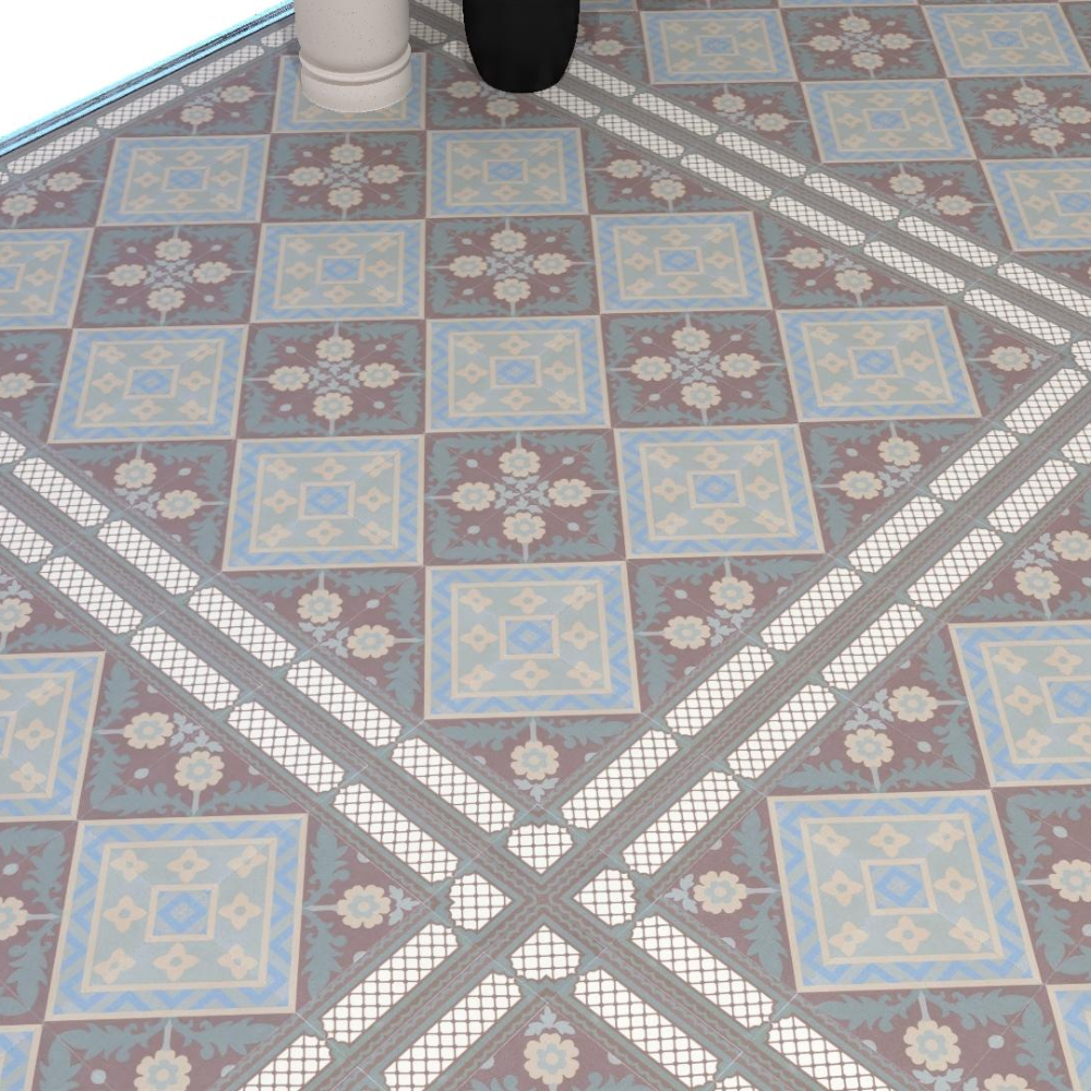 BH Beatrice Coin Porcelain Tile 7.5 x 7.5cm