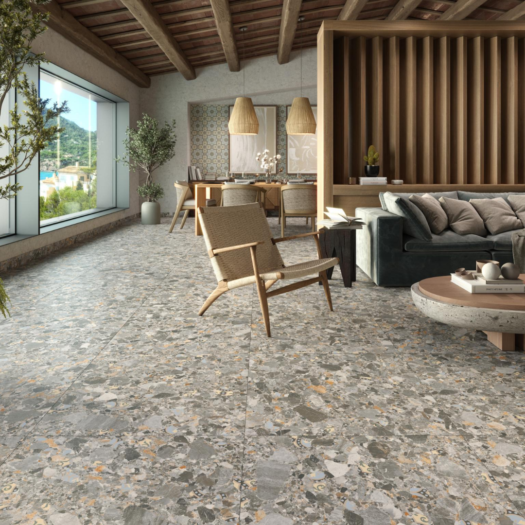 La Roche Gros Lisette Porcelain Tile 80 x 80cm-Delforno