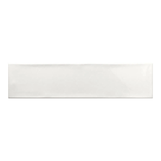 Ocean Décor White Ceramic Tile 7.5 x 30cm