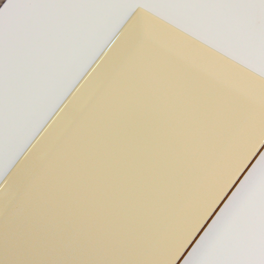 Subway Collection Victorian Ivory Brillo Ceramic Tile 10 x 20cm