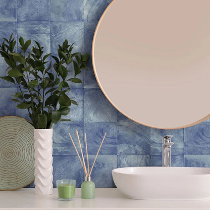 Azure Porcelain Wall Tile 15 x 15cm-Delforno