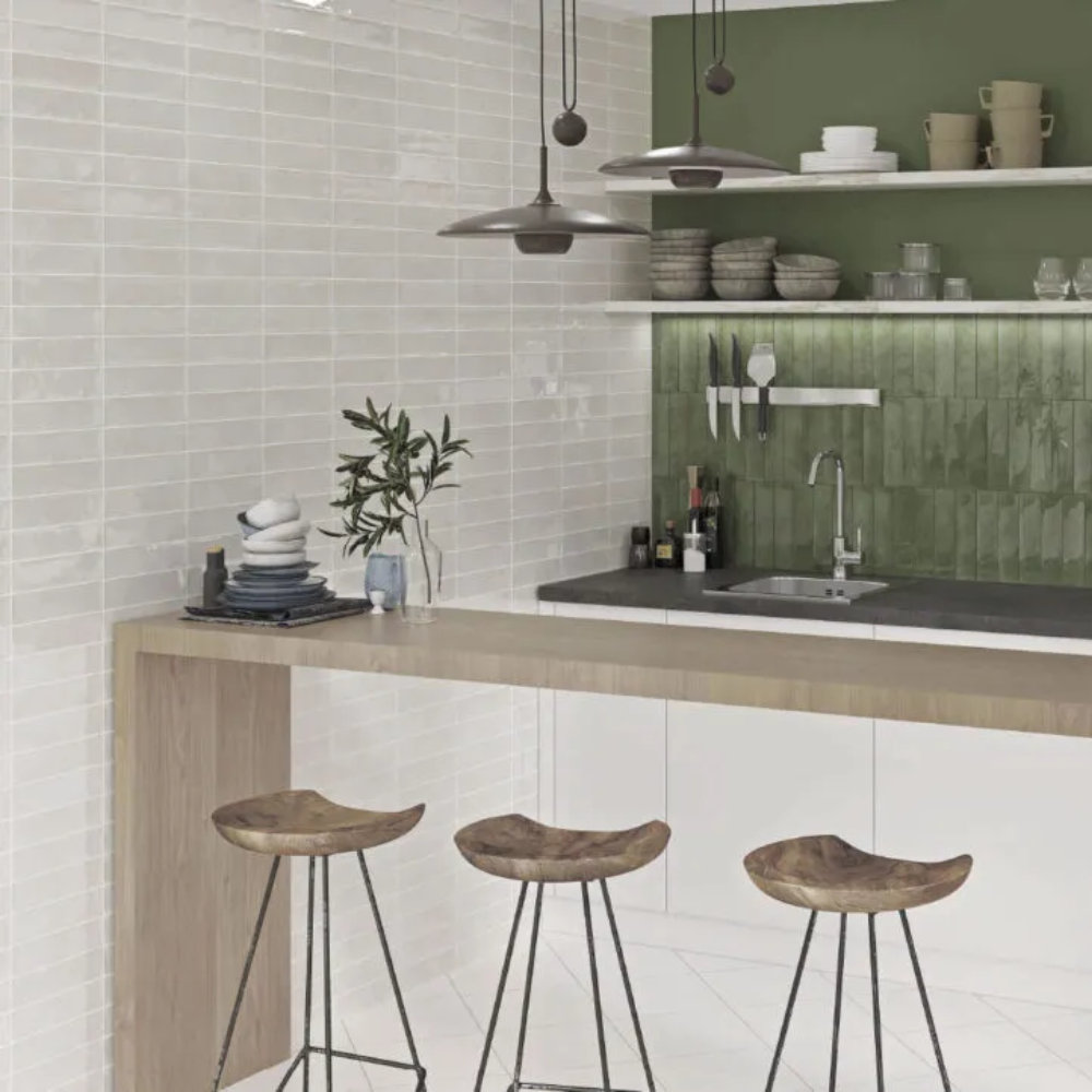 Vibe White Ceramic Tile 7.5 x 30cm-Delforno