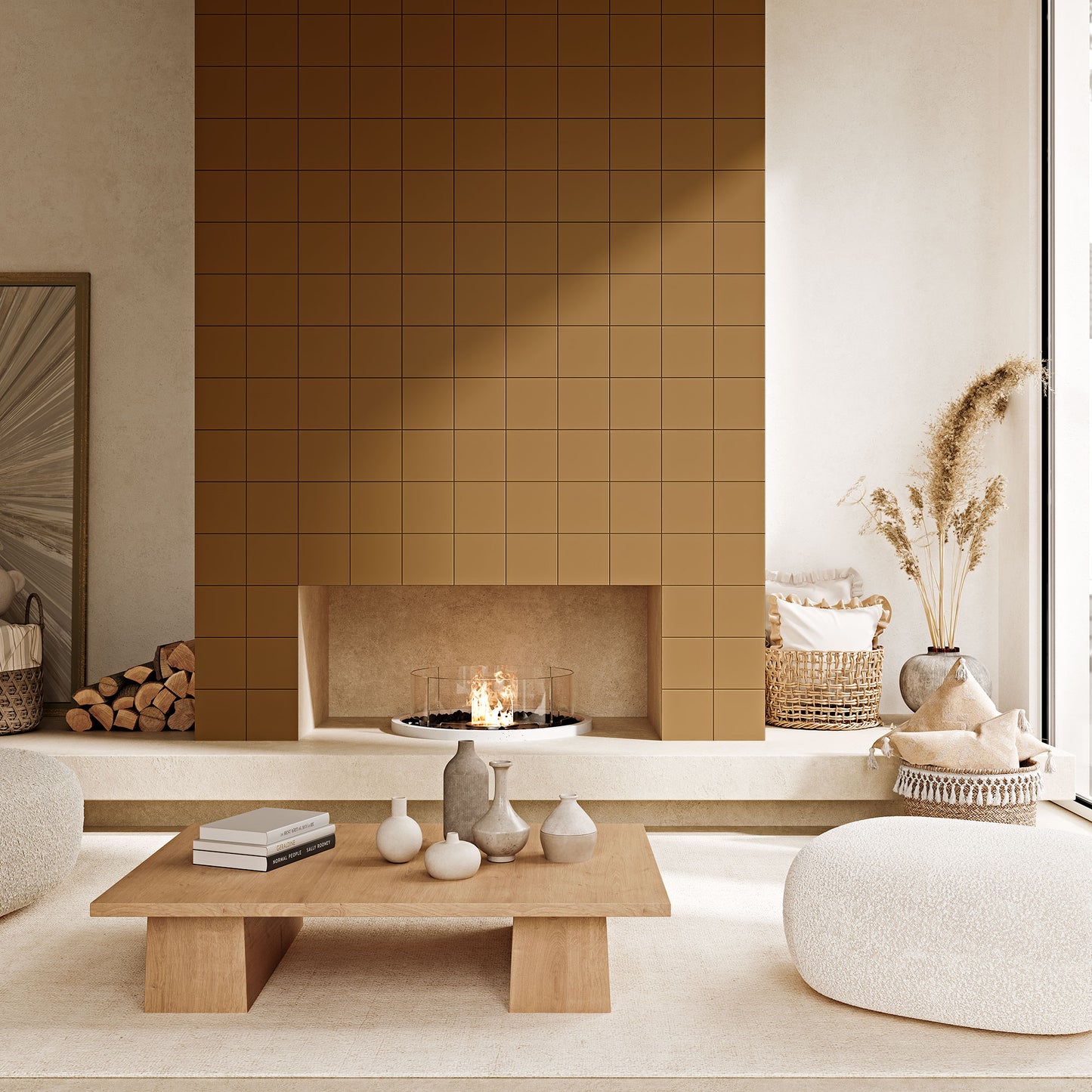 Flake Porcelain Tile 15 x 15cm