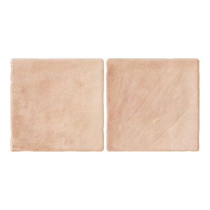 Manual Salmon Porcelain Tile 10 x 20cm