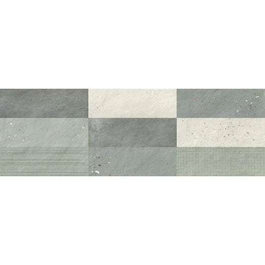 Watercolour Forest Concrete Tile 33 x 100cm-Delforno