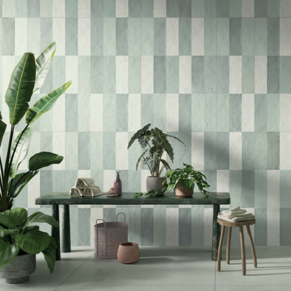 Watercolour Forest Concrete Tile 33 x 100cm