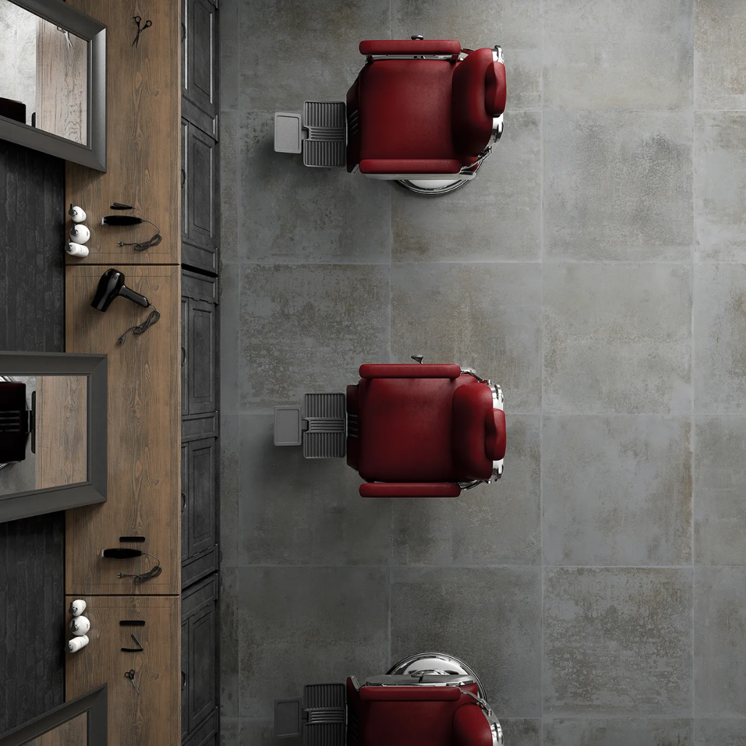 Foundry Gris Porcelain Tile 60 x 60cm-Delforno