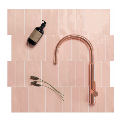 Safi Pink Ceramic Tile 5.2 x 16cm