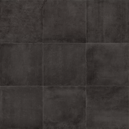 Bentonstil Concrete Dark Porcelain Tile 80 x 80cm