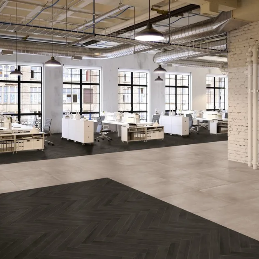 Bentonsil Concrete Light Porcelain Tile 60 x 60cm