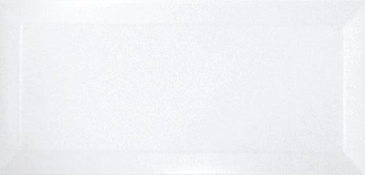 Subway Collection Victorian Gloss White Ceramic Tile 10 x 20cm-Delforno