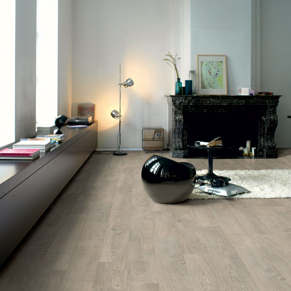 Old Oak Grey Laminate Wooden Flooring 19 x 120cm-Unilin Distribution-Delforno