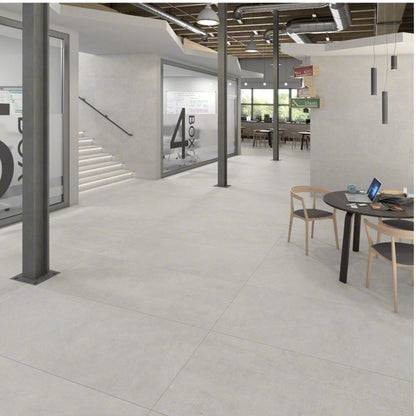 XTRA Nassau-R Gris Concrete Effect Porcelain Tile 60 x 60 x 2cm-Vives-Delforno