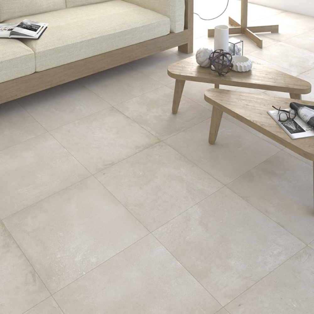 Rift Crema Porcelain Tile 80 x 80cm-Delforno