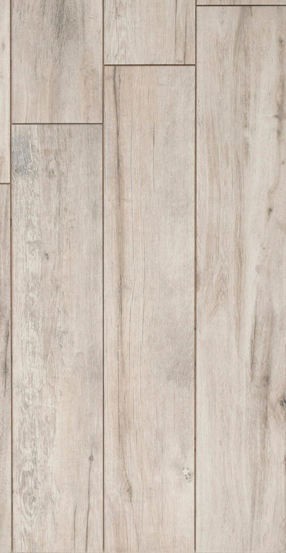 Woodlands 26 Grey Oak Wood Effect Tile 15 x 90-Delforno