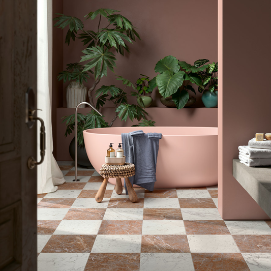 Francia Rosso Porcelain Tile 30 x 30cm-Delforno