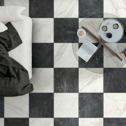 Panarea Black Porcelain Tile 30 x 30cm