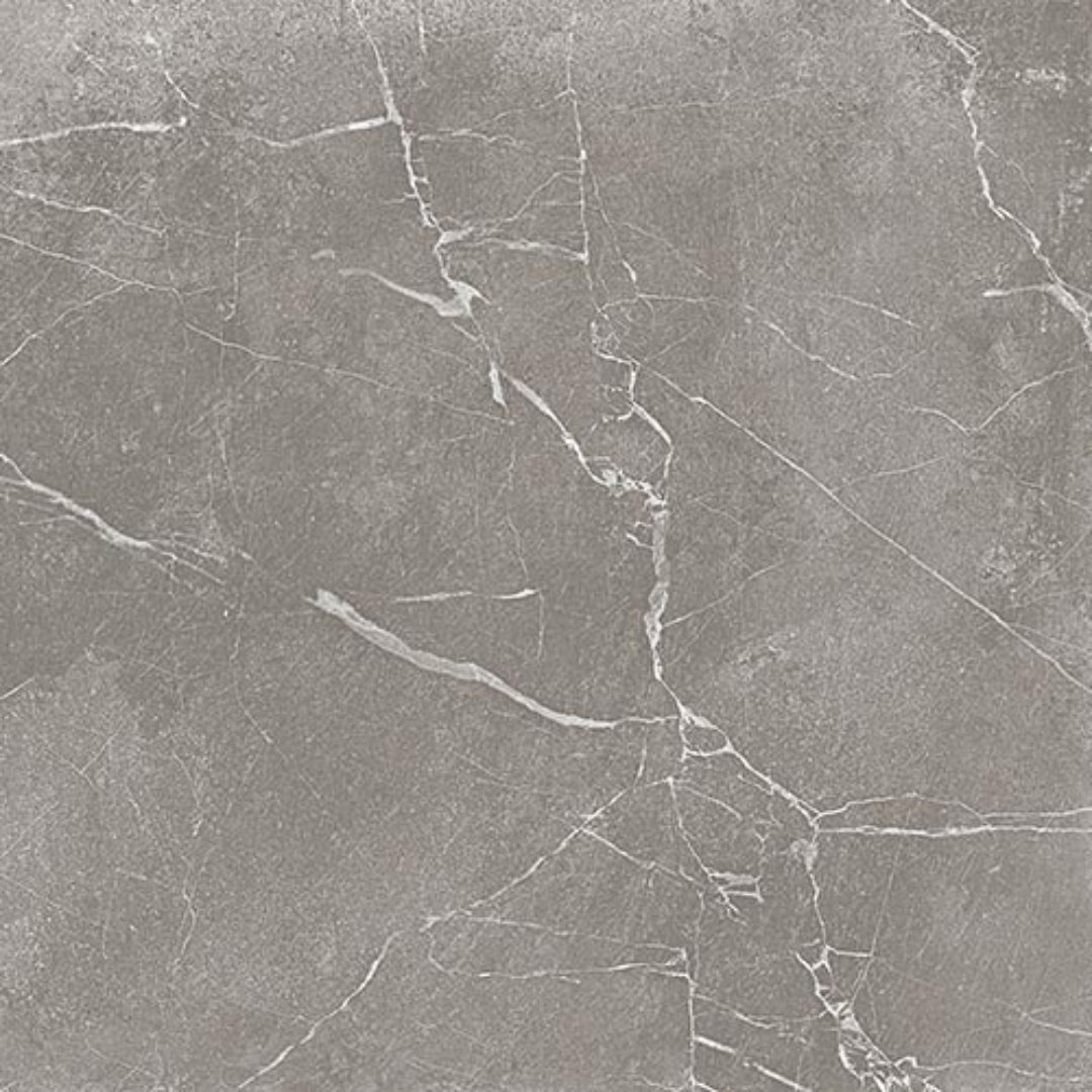 Livingstone Grigio Marble Effect Porcelain Tile 30 x 30cm-Delforno