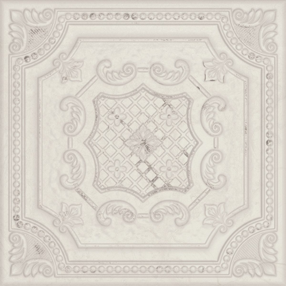 Gatsby White Tin Ceramic Tile 20.1 x 20.1cm