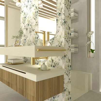Elements Flowers Colours Porcelain Tile 45 x 120cm