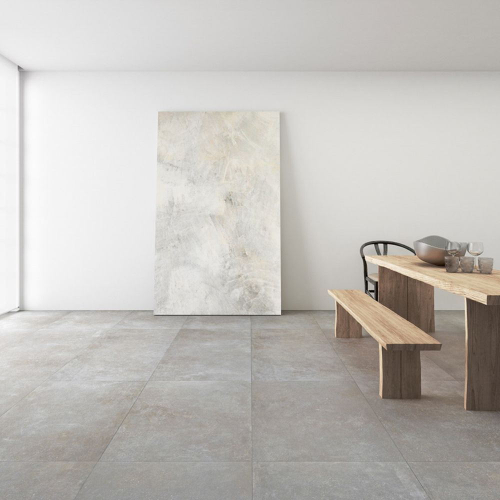 Ozone Grey Natural Rectified Porcelain Tile 60 x 120cm-Delforno