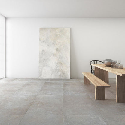 Ozone Grey Natural Rectified Porcelain Tile 60 x 120cm-Delforno