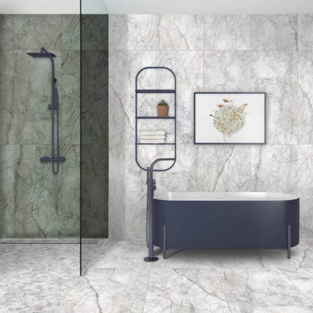 Riverwash White Porcelain Tile 49.75 x 99.55-Delforno