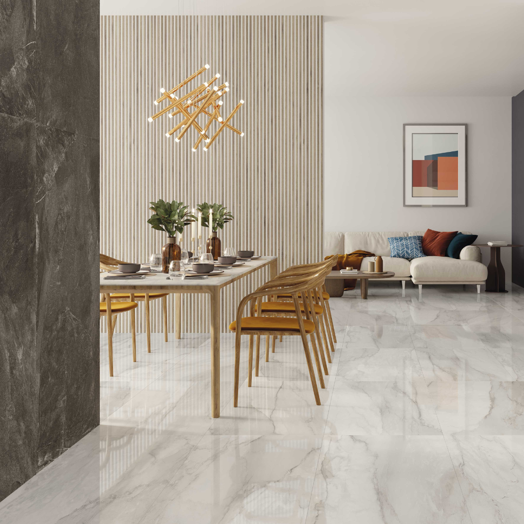 AU Bianco Delicatto Porcelain Tile 60cm x 120cm