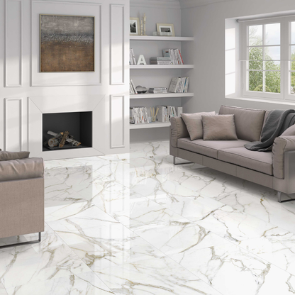 AU Calacatta Gold Porcelain Tile 60 x 120cm