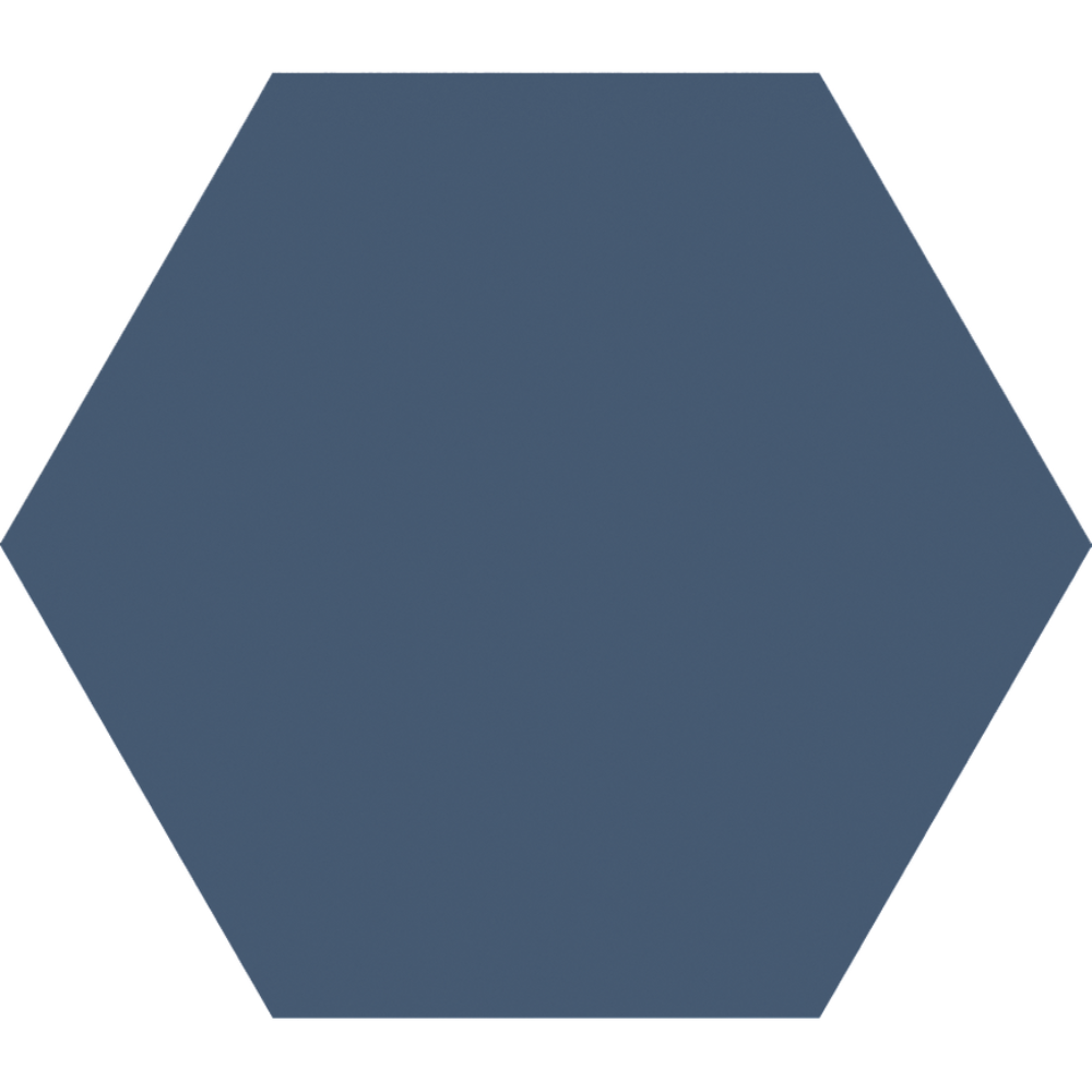 Timeless Marine Hexagon Porcelain Tile 15x17cm