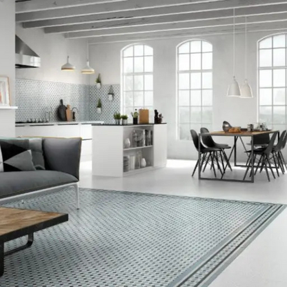 Henley Ice Ceramic Tile 45 x 45cm-Delforno