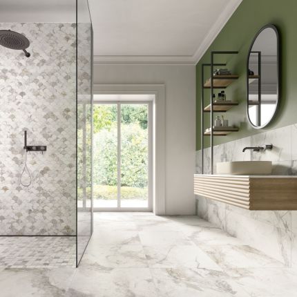 Golden Age White Porcelain Tile 80 x 80cm