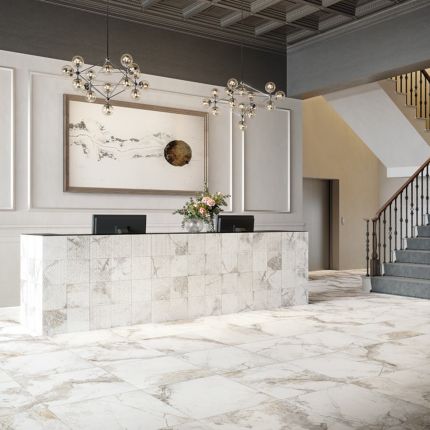 Golden Age White Porcelain Tile 80 x 80cm