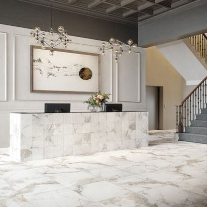 Golden Age White Porcelain Tile 80 x 80cm